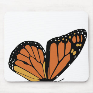 Monarchfalterflügel Mousepad