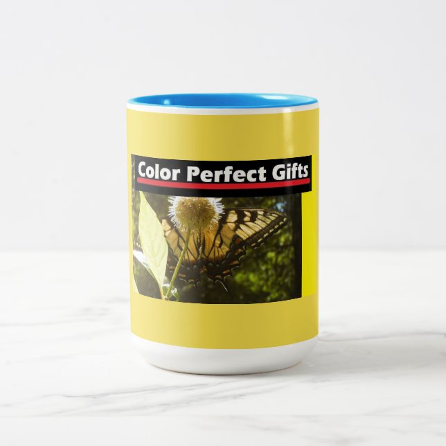 Monarchförderung Zweifarbige Tasse (Mittel)