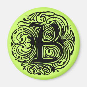 Monarchia Black "B" Magnet