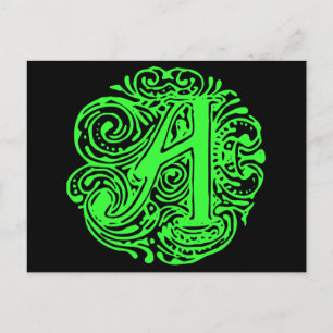 Monarchia Green "A" Postkarte