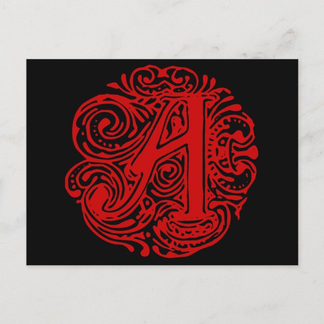 Monarchia Red "A" Postkarte (Vorderseite)