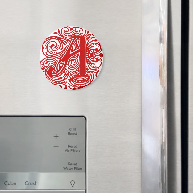 Monarchia Rot "A" Magnet (In Situ (Kühlschrank))