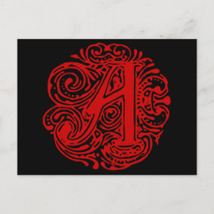 Monarchia Rot "A" Postkarte