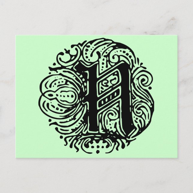 Monarchie "N" Postkarte (Vorderseite)