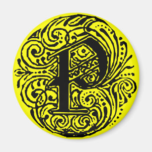 Monarchie "P" Magnet