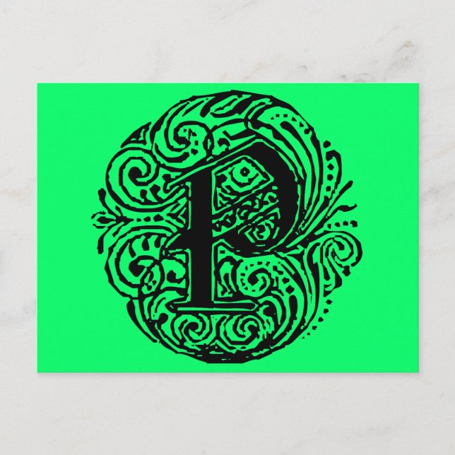 Monarchie "P" Postkarte (Vorderseite)