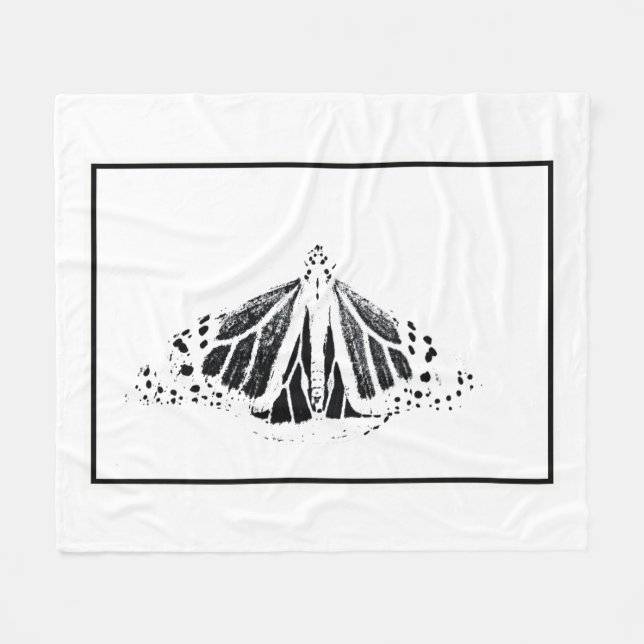 Monarchische Kontur Fleecedecke (Vorderseite (Horizontal))
