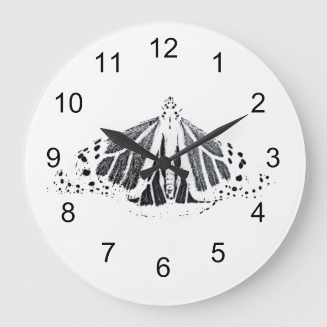 Monarchische Kontur Große Wanduhr (Vorderseite)