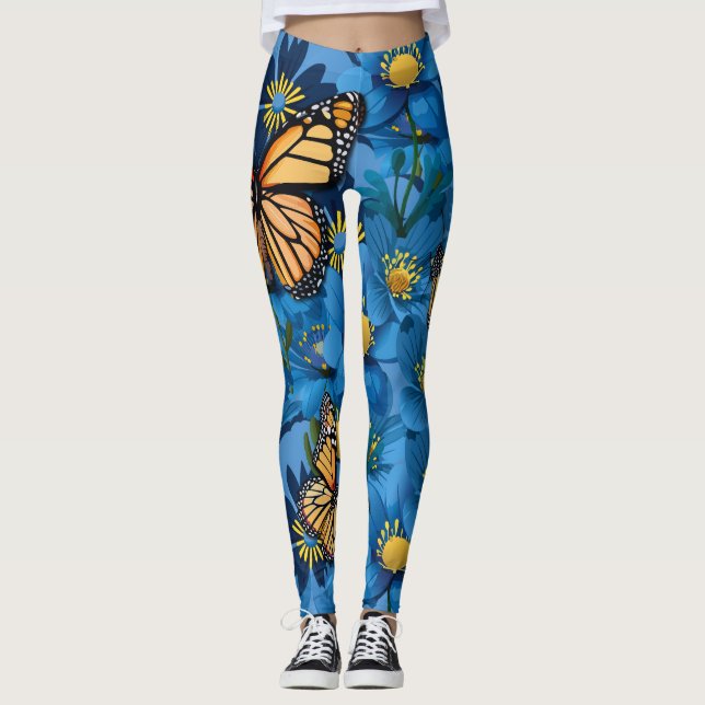 "Monarchs" Leggings (Vorderseite)