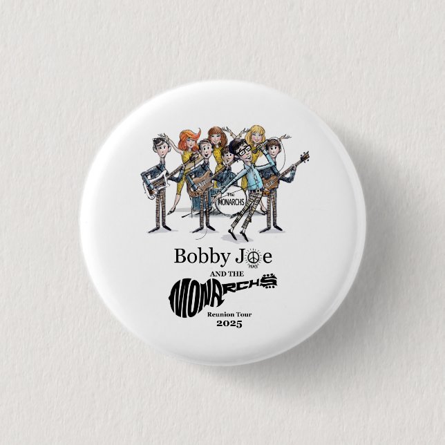 Monarchs Wiedersehen Tour 2"Button Class of "70 Button (Vorderseite)