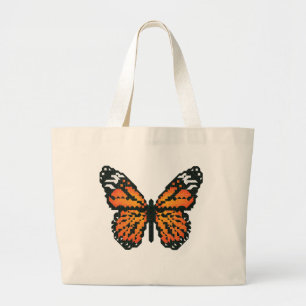 Monarchschmetterling aus Polygon Jumbo Stoffbeutel