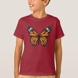 Monarchschmetterling aus Polygon T-Shirt