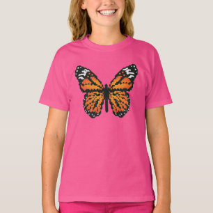 Monarchschmetterling aus Polygon T-Shirt