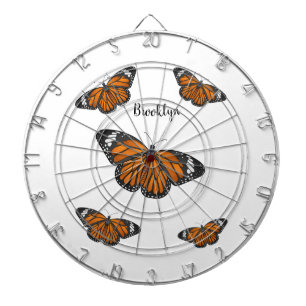 Monarchschmetterling-Cartoon Dartscheibe