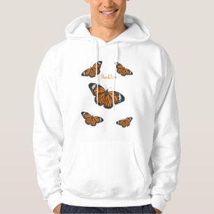 Monarchschmetterling-Cartoon Hoodie