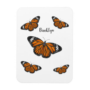 Monarchschmetterling-Cartoon Magnet