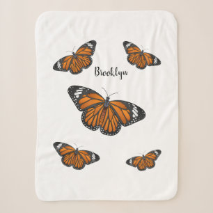 Monarchschmetterling-Cartoon Sherpadecke