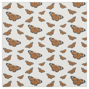Monarchschmetterling-Cartoon Stoff
