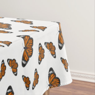Monarchschmetterling-Cartoon Tischdecke
