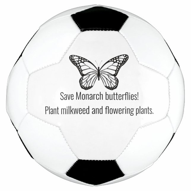 Monarchschmetterling Fußball (Vorderseite)