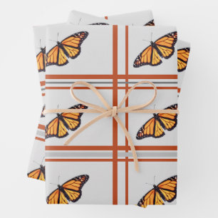 Monarchschmetterling Geschenkpapier Set