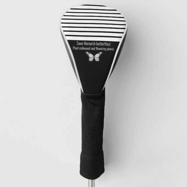 Monarchschmetterling Golf Headcover (Vorderseite)