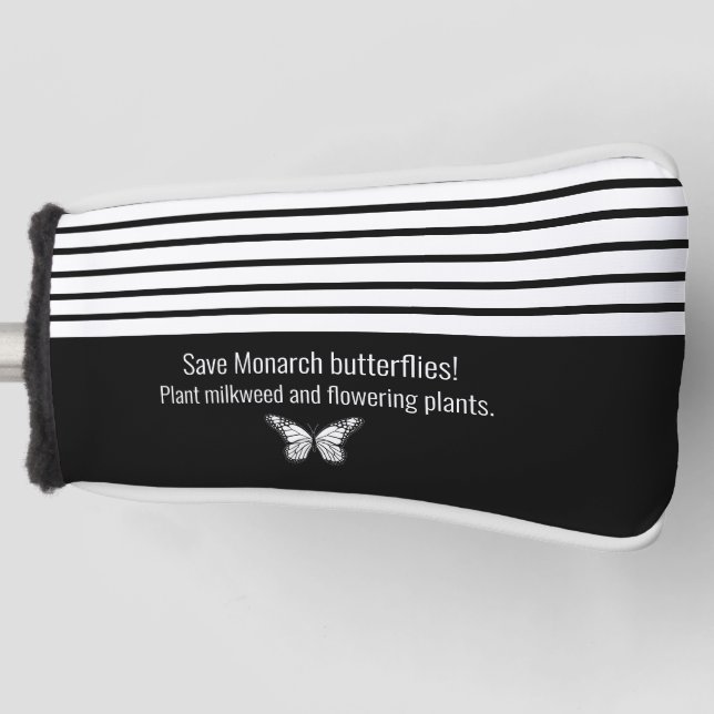 Monarchschmetterling Golf Headcover (Vorderseite)