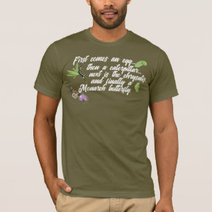 Monarchschmetterling-Lebenszyklus-T - Shirt