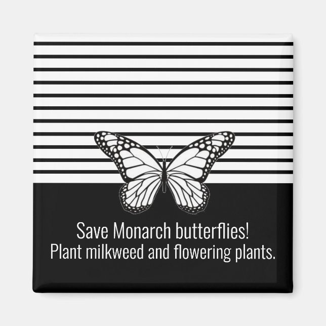 Monarchschmetterling Magnet (Vorne)