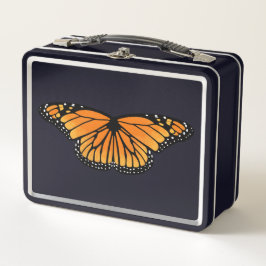 Monarchschmetterling Metall Brotdose