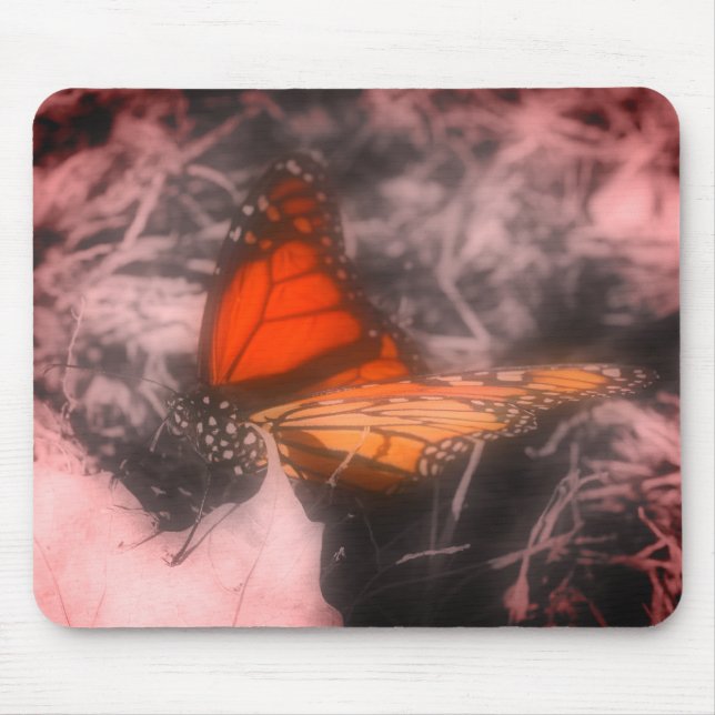 Monarchschmetterling Nah Mousepad (Vorne)