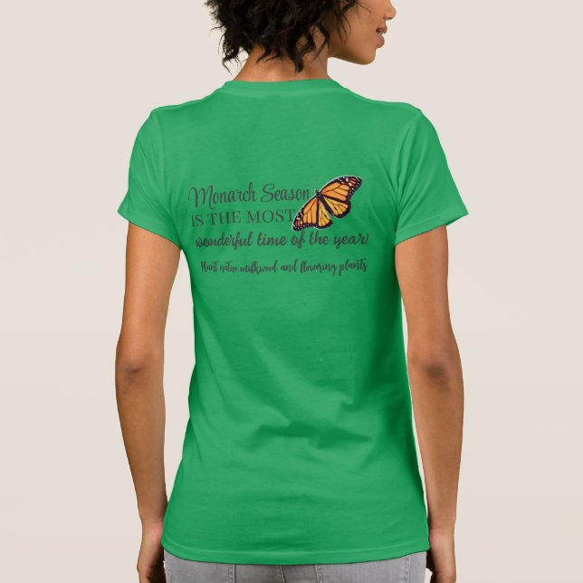 Monarchschmetterling T-Shirt (Rückseite)