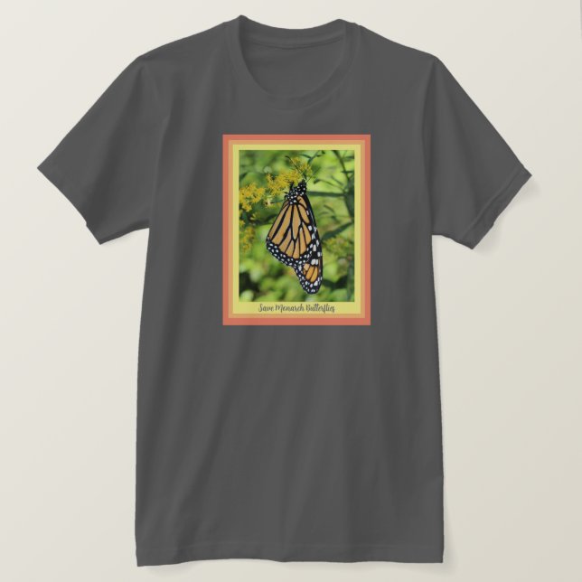 Monarchschmetterling T-Shirt (Design vorne)