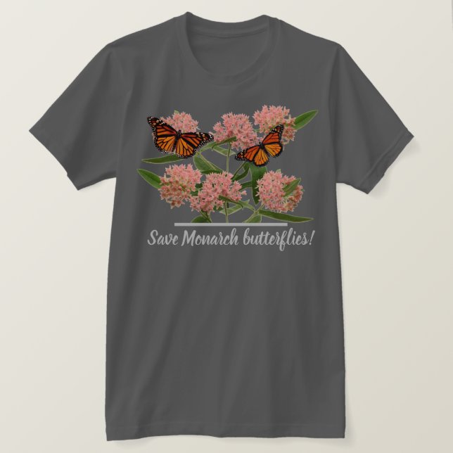 Monarchschmetterling-T - Shirt (Design vorne)