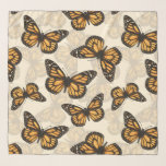 Monarchschmetterlinge Schal<br><div class="desc">Monarchschmetterling nahtlos, handgezeichnet mit Aquarell und Tinte</div>