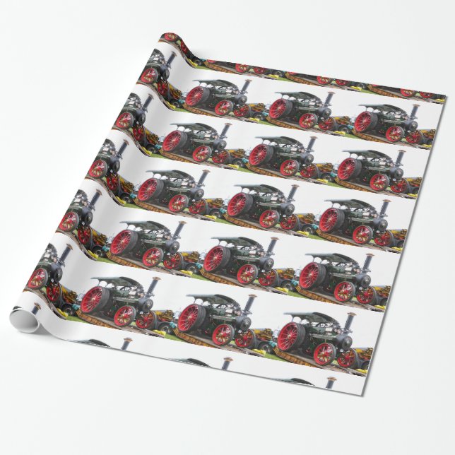 Monarchtraktion-Motor Geschenkpapier (Ungerollt)