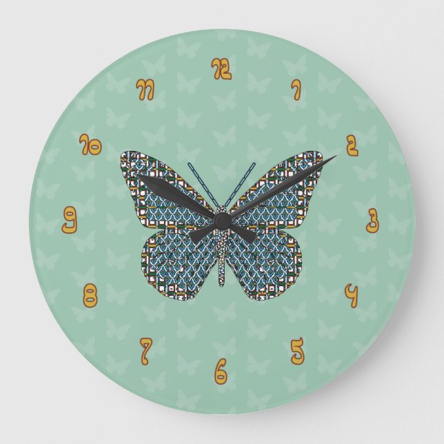 Monarchuhr Große Wanduhr (Vorderseite)