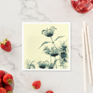 Monarda oder Bee Balm Serviette