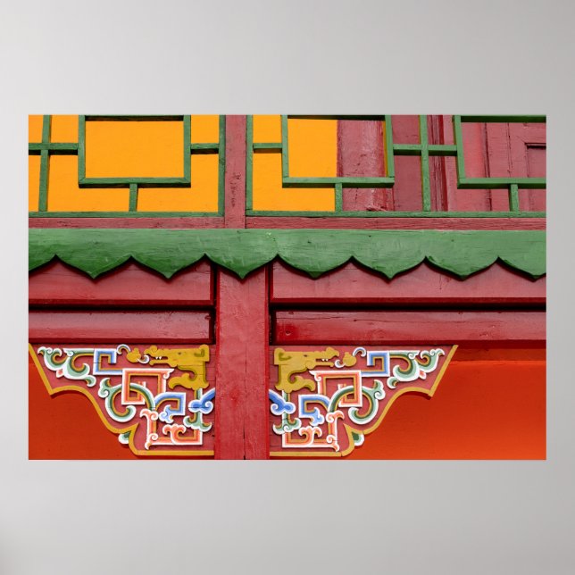 Monastary Gebäude Details Poster (Vorne)