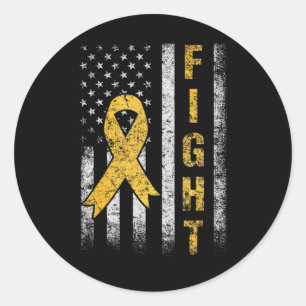 Monat der amerikanischen Flagge, die wir für das B Runder Aufkleber