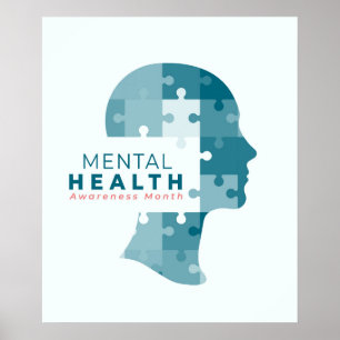 Monat der Aufklärung über psychische Gesundheit Poster