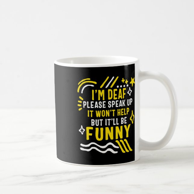 Monat der Bewusstsein, ich bin tot Bitte sprechen  Kaffeetasse (Rechts)