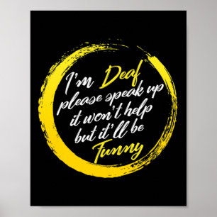 Monat der Bewusstsein, ich bin tot Bitte sprechen  Poster