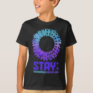 Monat der Bewusstseinsbildung bei Selbstmorden Ble T-Shirt