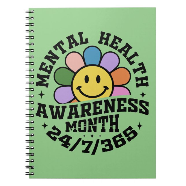 Monat der Bewusstseinsbildung für psychische Gesun Notizblock (Vorderseite)