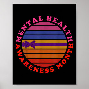 Monat der Bewusstseinsbildung für psychische Gesun Poster