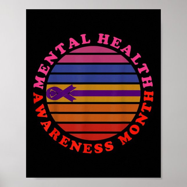Monat der Bewusstseinsbildung für psychische Gesun Poster (Vorne)