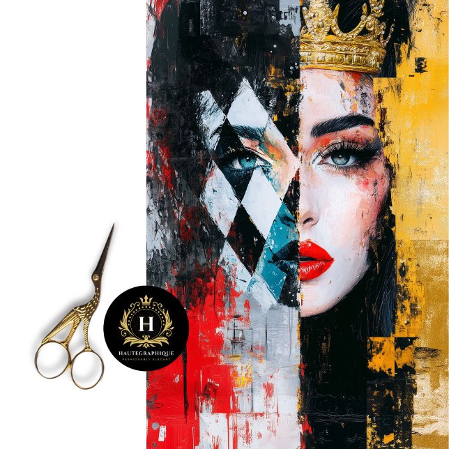 Monat der Frauengeschichte Königin Dekoupage Seidenpapier (Von Creator hochgeladen)