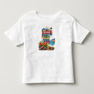 Monat der hispanischen Kultur an der Küste Kleinkind T-shirt