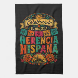 Monat der hispanischen Kultur Latino-Kulturfeier Geschirrtuch